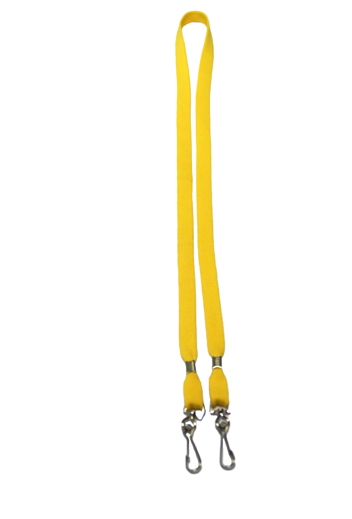 Ярко-желтая лента с двумя карабинами, 11мм от РуссКом